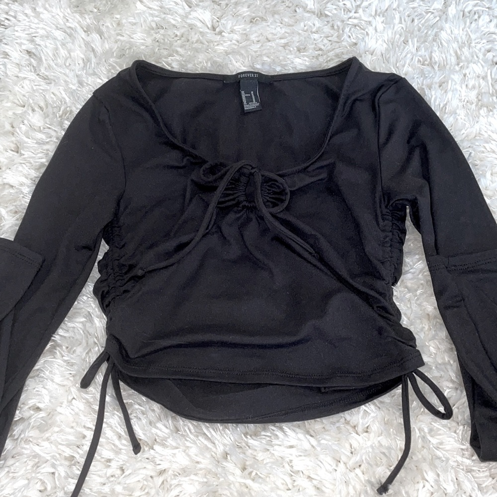 cropped long sleeve